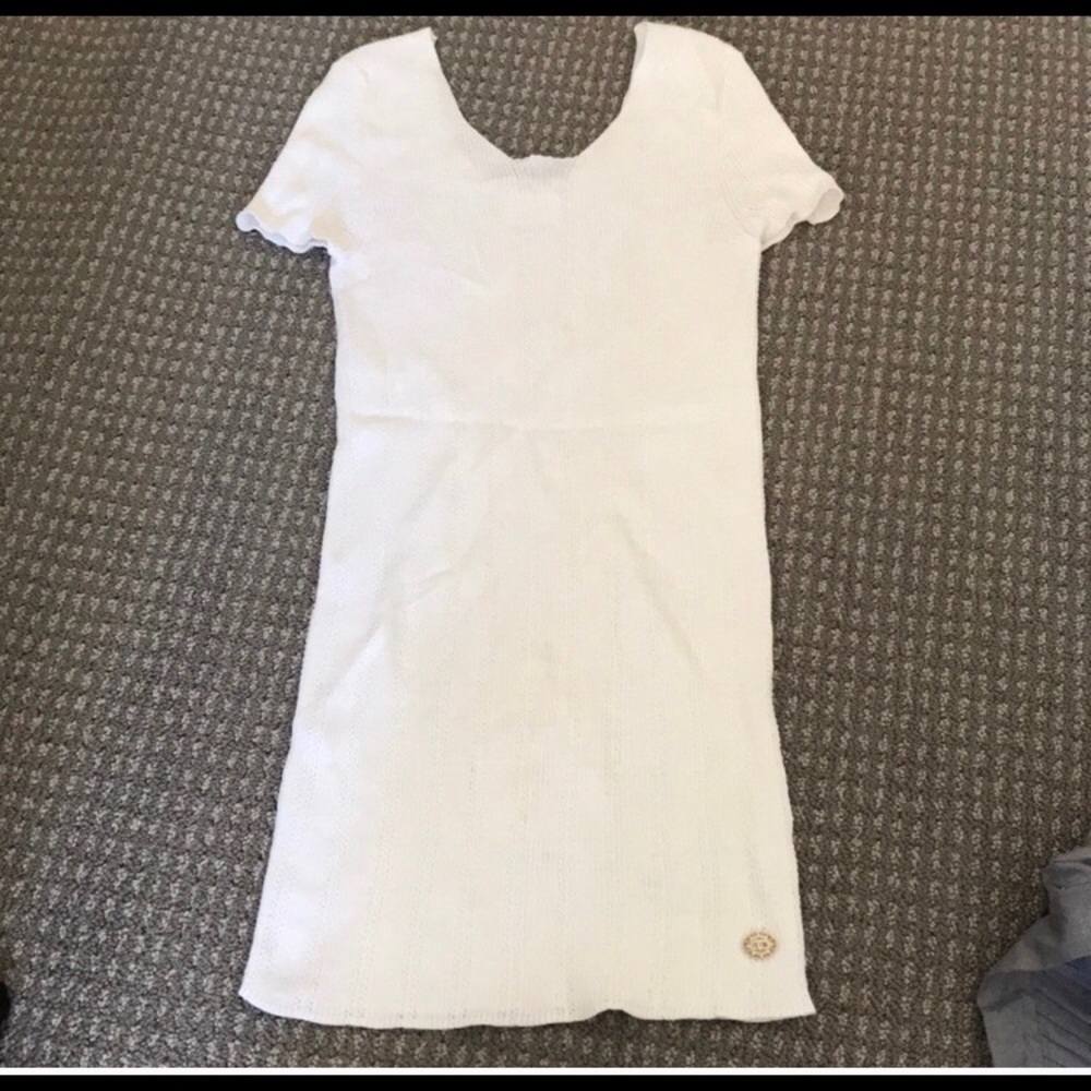 Authentic white short sleeve Chanel shirt